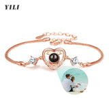 Personalized Photo Projection Bracelet – Custom Picture Jewelry Gift for Loved Ones