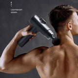 Deep Tissue Electric Massage Gun for Full Body Muscle Relief with 8 Interchangeable Heads