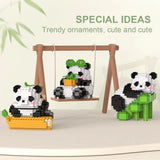 Cute Panda Building Blocks Set – DIY Educational Assembly Toy for Kids