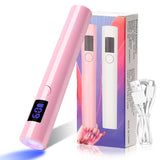 Mini Rechargeable UV LED Nail Lamp for Quick Gel Drying – Portable Nail Dryer for Manicure at Home or On-the-Go