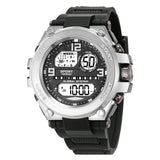 Men's Digital Sports Watch with Luminous Display, Waterproof & Shock Resistant