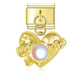 Elegante pulsera holográfica de acero inoxidable: joyería de moda atemporal