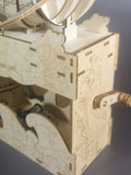 3D Wooden Whale Music Box Puzzle - Handcrafted DIY Model Kit