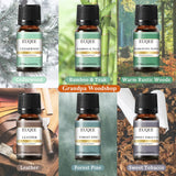 Premium Pure Essential Oil Combo Set for Aromatherapy & Air Purification