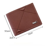 Slim Men’s Bifold Wallet – PU Leather Credit Card Holder & ID Organizer