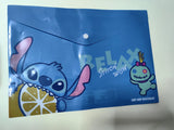 Stitch Transparent Document Bags - A4 Size School Supply Organizers for Kids