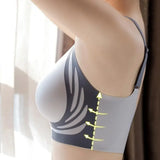 Wireless Push-Up Bra with Soft Support and Anti-Sagging Lift
