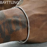 925 Sterling Silver Chain Bracelet – Hip-Hop Rock Style for Men & Women