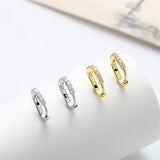 Oversized Punk Style Geometric Hoop Earrings for Women