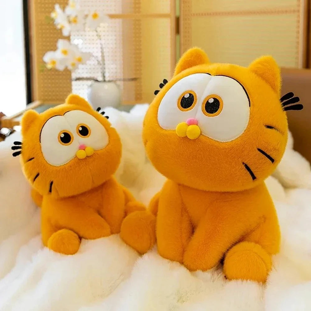 Garfield Plush Cat Toy – Soft Stuffed Cartoon Animal Doll for Kids and Collectors
