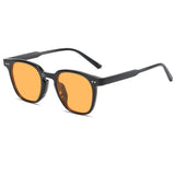 Nuevas gafas de sol cuadradas vintage: gafas de sol redondas pequeñas de marca de lujo para hombres y mujeres