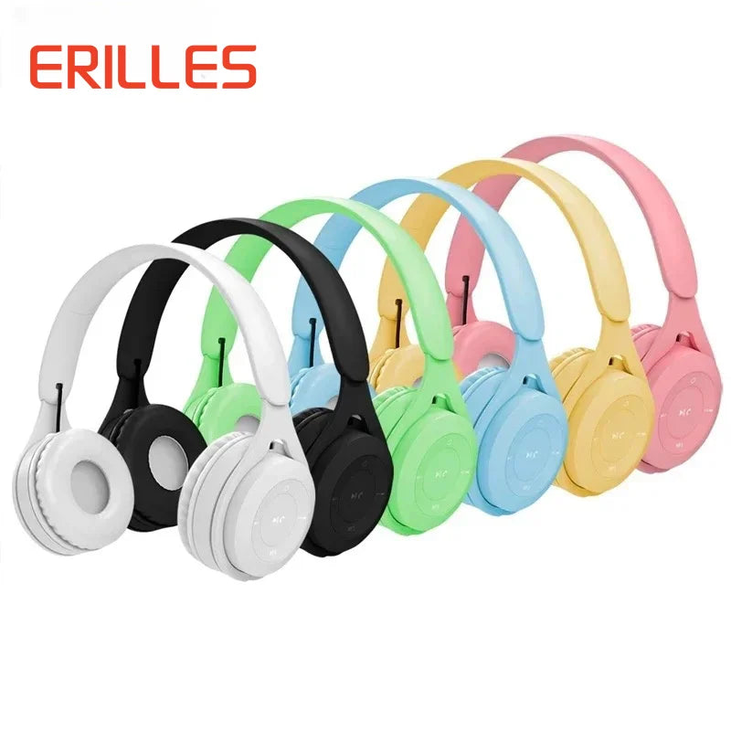 Macaron Wireless Bluetooth Headphones with Microphone - Dual Mode Gaming Headset for Kids & Adults