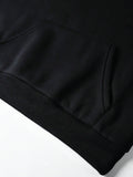 Men’s Casual Fleece Hoodie for Autumn and Winter – Comfortable Hooded Sweatshirt