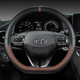 Custom Steering Wheel Cover – Premium Microfiber Leather, 38cm, Multiple Colors