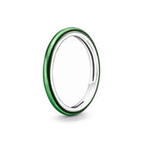 Classic Zircon Wedding Band – Unisex Silver Ring for Engagement, Parties & Special Occasions