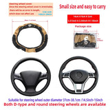 Universal Lycra Steering Wheel Cover – Lightweight, Stretch Fit & Sweat-Resistant (15-Inch)