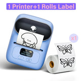 Portable Bluetooth Thermal Label Printer – Mini Barcode & Sticker Maker for Business and Home Use