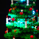 LED Light Kit for Christmas Tree Building Blocks - DIY Illumination Set (Model Not Included)