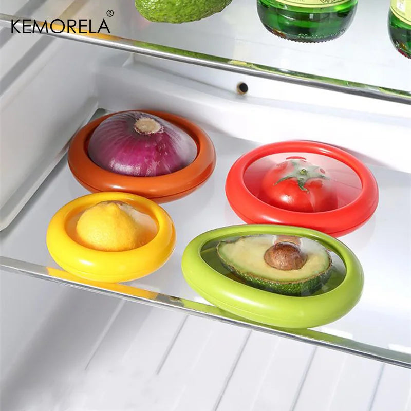 Transparent Reusable Airtight Storage Box – Keep Fruits & Vegetables Fresher for Longer!