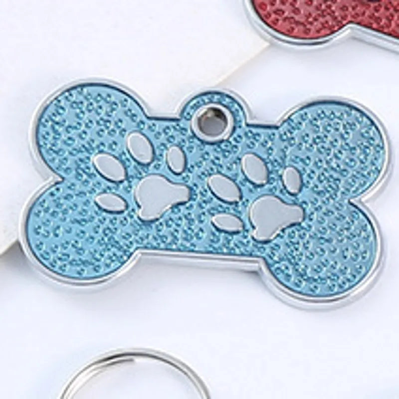 Personalized Stainless Steel Pet ID Tag – Custom Engraved Dog & Cat Nameplate