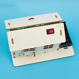 DIY 3D Wooden Cabin Model Kit - Educational Puzzle Toy for Kids & Adults