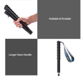 Ultralight Carbon Fiber Hiking Stick with Anti-Shock Grip – Trekking Pole for Mountain Climbing