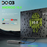 4K Android TV Stick with Dual-Band Wi-Fi, Quad-Core Processor & IR Remote