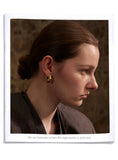 18K Gold-Plated U-Shape Hoop Earrings – Waterproof Stainless Steel Fashion Jewelry for Women