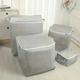 Large Capacity Storage Bags – Zippered Non-Woven Organizers for Clothes & Toys