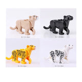 Animal Building Block Set - Farm & Zoo Collection with Goose, Pig, Shark & More