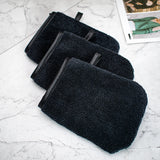 3-Pack Reusable Microfiber Makeup Remover Gloves – Gentle Cleansing Mitts for Face & Nails
