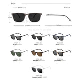 Retro TR90 Polarized Sunglasses – UV400 Protection for Men and Women