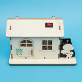 3D Wooden Cabin Puzzle – DIY Handmade Model Toy for Kids and Adults