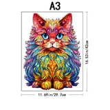 Wooden Animal Jigsaw Puzzle – Creative Brain Game for Teens & Adults
