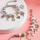 DIY Beaded Bracelet Making Kit for Girls – Jewelry Craft Set with Storage Box