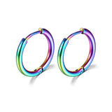 Stainless Steel Small Hoop Earrings – Unisex Cartilage and Helix Piercing Jewelry
