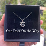 Custom Heart Photo Pendant Necklace – Personalized Couples Gift with Message Reminder