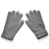 New Winter Thicken Warm Gloves For Men Women Students Knitted Three Finger Touch Screen Mittens Outdoor Cycling Skiing Gloves