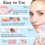 Ultrasonic Facial Skin Scrubber – Deep Cleansing &amp; Exfoliating Pore Cleaner