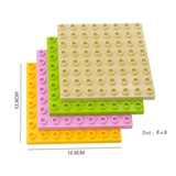 Large Building Block House Set - Doors, Windows & Roof Accessories for Creative Construction Play