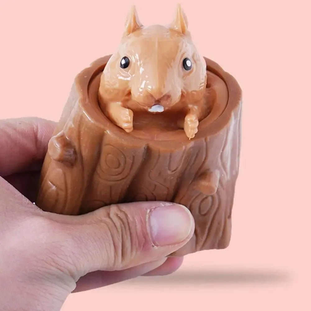 Telescopic Squirrel Silicone Stress Relief Toy
