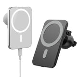 Cargador inalámbrico magnético para coche de 15 W: carga rápida y soporte seguro para el teléfono