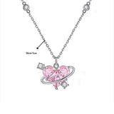 Trendy Heart-Shaped Mood Pendant Necklace for Women