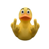 Middle Finger Rubber Duck - Funny Political Dashboard Decor with US Flag Design