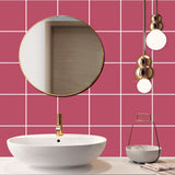 Pegatinas para azulejos de color negro con forma de diamante, resistentes al agua, despegables y adhesivas, para cocina, baño y más, 10 unidades