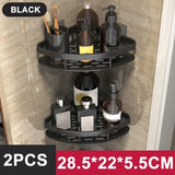 Estante de almacenamiento de aluminio para baño y cocina montado en la pared
