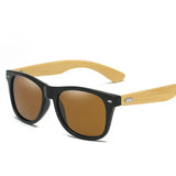 Classic Wooden UV400 Sunglasses – Stylish Bamboo Eyewear for Men