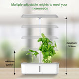 Smart Hydroponic Indoor Plant Growing System with LED Grow Light