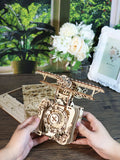 3D Wooden Airplane Music Box Puzzle - "You Are My Sunshine" DIY Model Kit