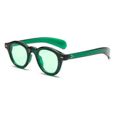 Women's Oval Fashion Sunglasses – UV400 Gradient Lenses for Stylish Protection